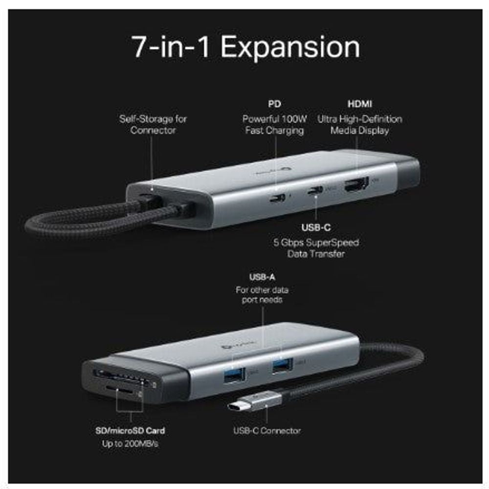 TP-Link UH7020C USB Type-C 7 in 1 Hub