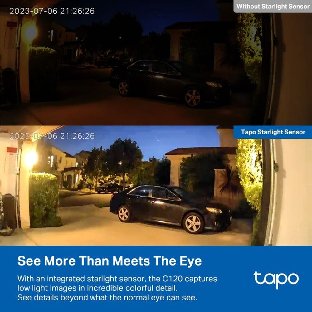 Outdoor-style indoor Wi‑Fi security camera with dark lens dome and white mounting arm