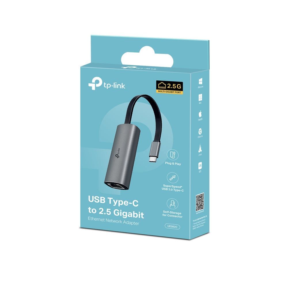TP-Link UE310C, USB Type-C to 2.5 Gigabit Ethernet Network Adapter