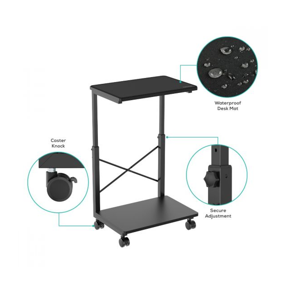 activiva Height Adjustable PC & Printer Storage Stand
