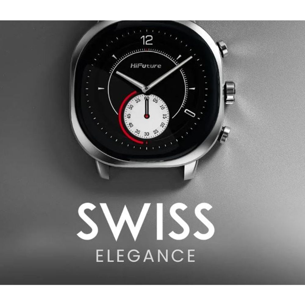 HIF81435 - HiFuture FutureFit AIX Stainless smartwatch Silver