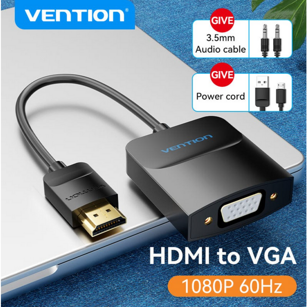 VEN-42154 - Vention HDMI to VGA Converter 0.15M Black