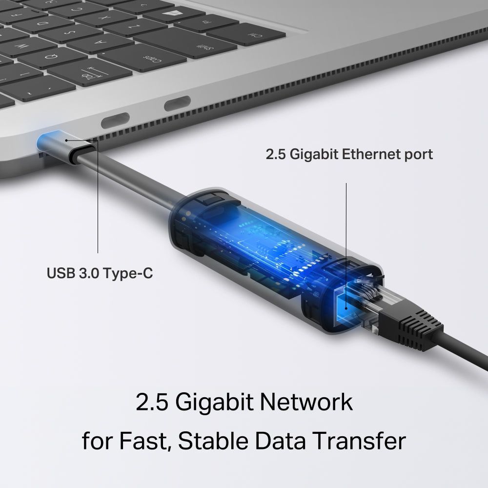 TP-Link UE310C, USB Type-C to 2.5 Gigabit Ethernet Network Adapter