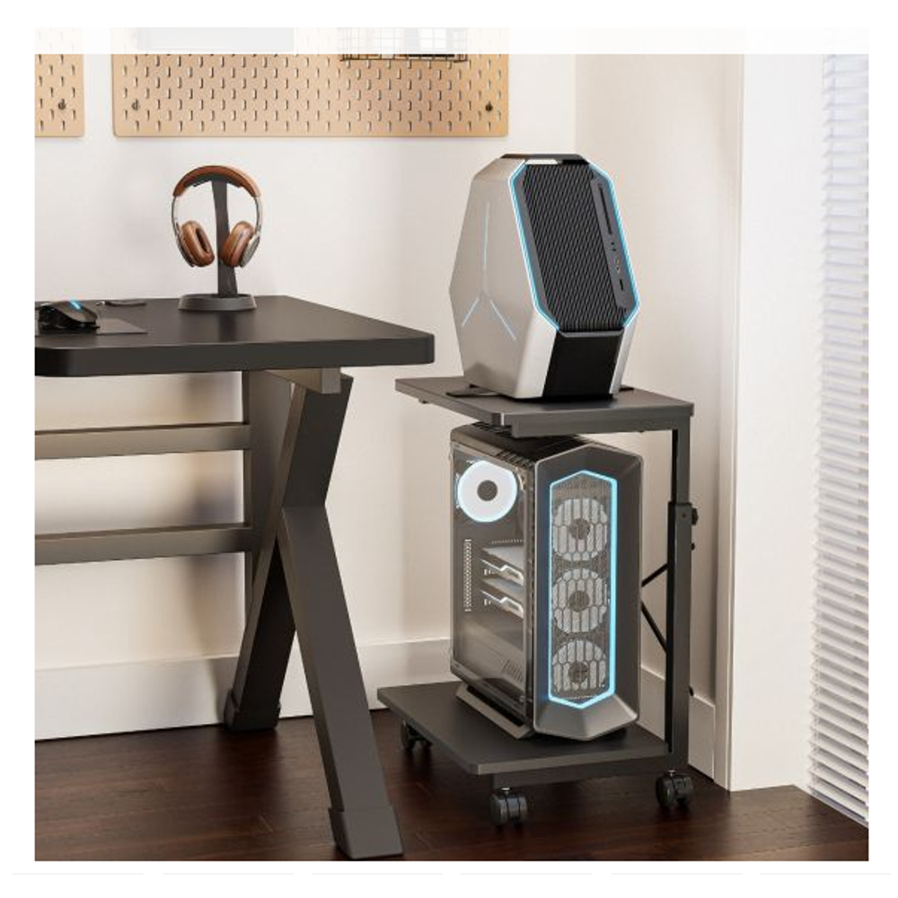 activiva Height Adjustable PC & Printer Storage Stand