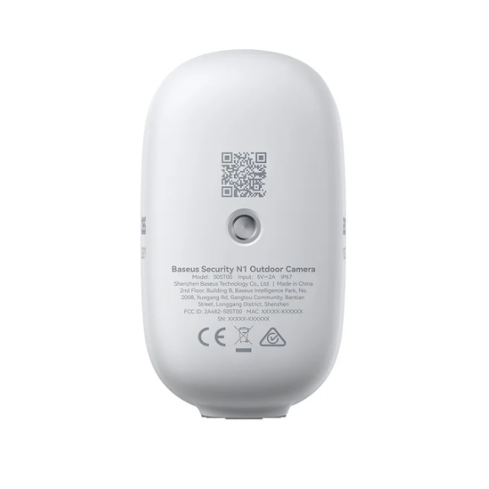 Baseus Security N1 Series Outdoor Camera Kit Moon White