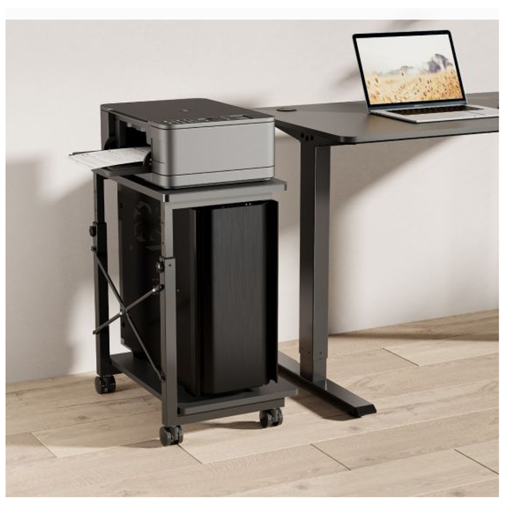 activiva Height Adjustable PC & Printer Storage Stand