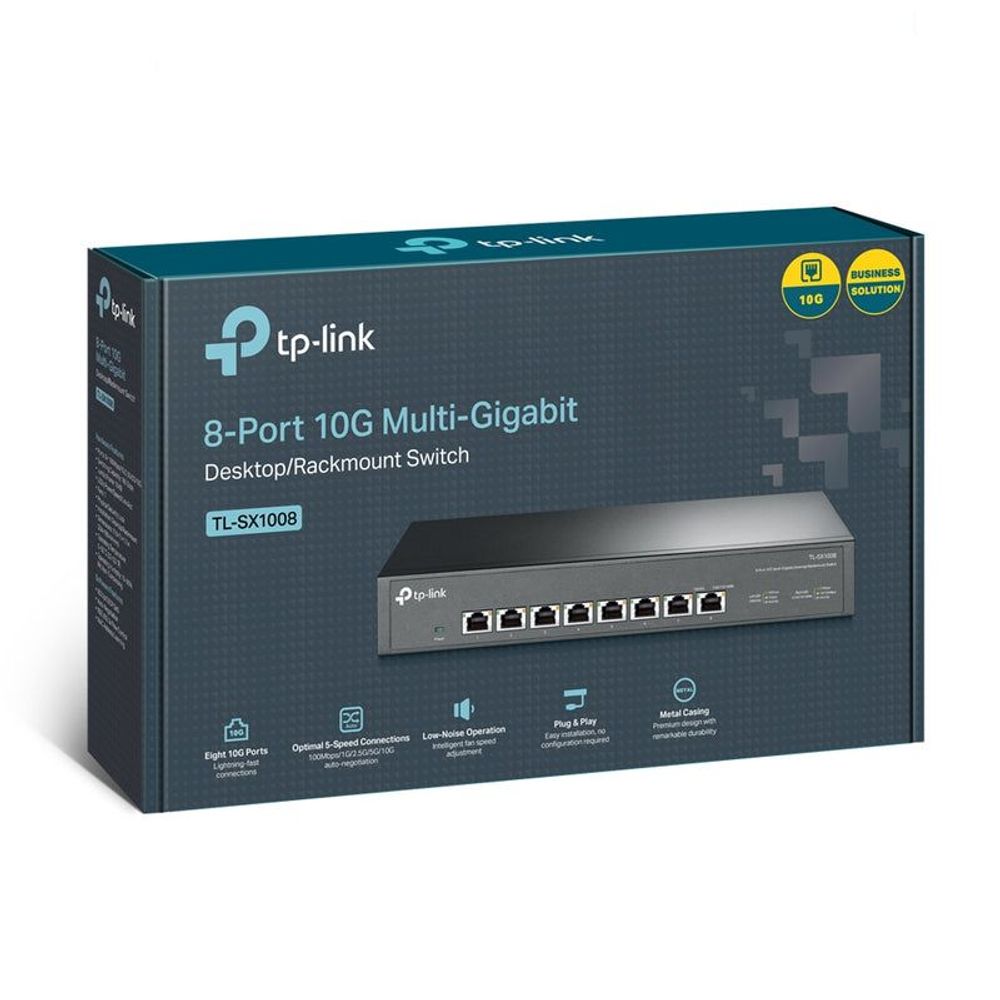 TL-SX1008 - TP-Link 8-Port 10G Desktop/Rackmount Switch