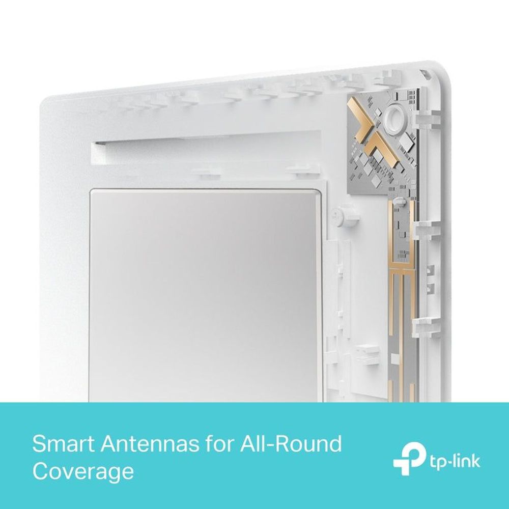 TP-Link Air router side cutaway showing smart antenna components inside