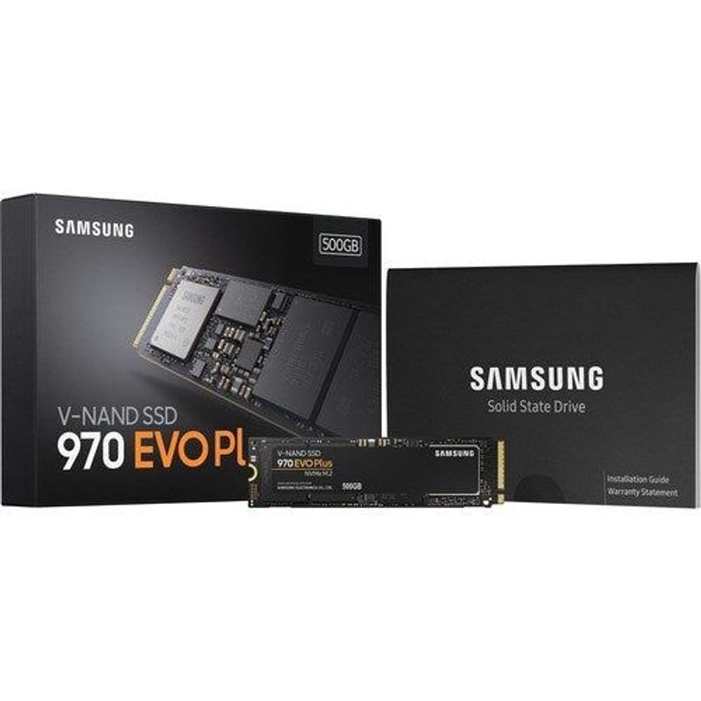 MZ-V7S500BW - Samsung 970 EVO Plus 500 GB Solid State Drive - M.2 2280 Internal - PC