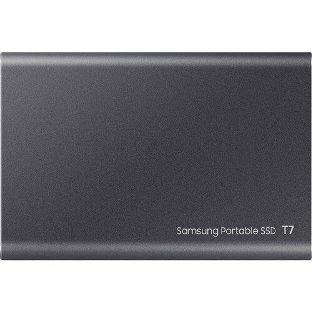 Samsung T7 portable SSD drive back panel, dark gray with logo