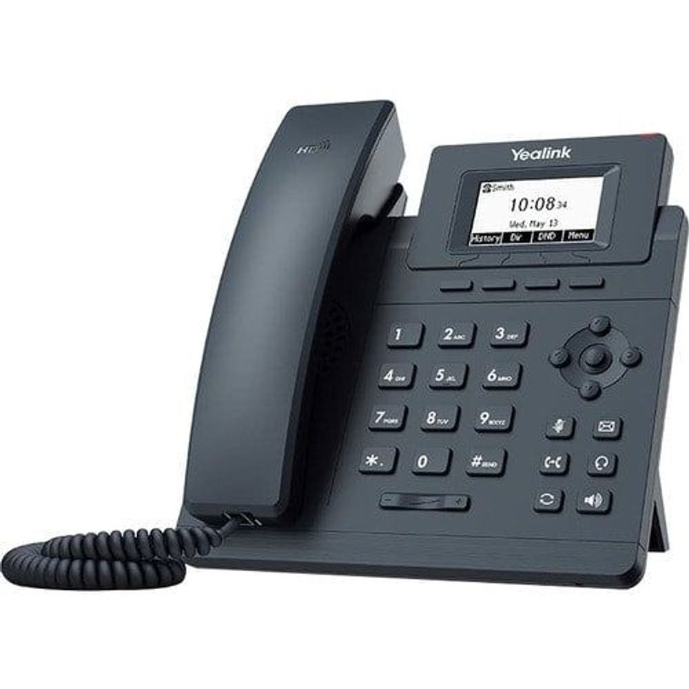 Yealink T30P ENTRY-LEVEL IP PHONE. GRAPHICAL LCD, HD VOICE, HEADSET SU