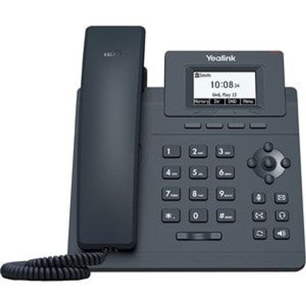 Yealink T30P ENTRY-LEVEL IP PHONE. GRAPHICAL LCD, HD VOICE, HEADSET SU
