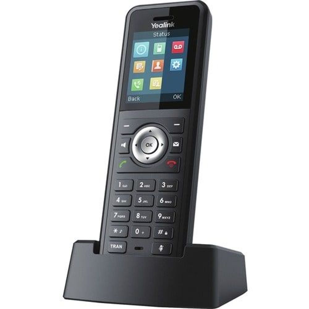 Yealink DECT IP PHONE WITH COLOUR SCREEN -RUGGED DECT HANDSET WITH IP6