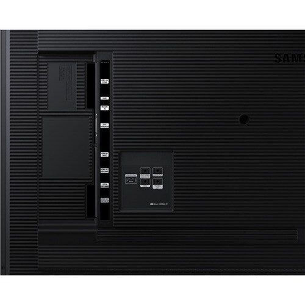 32 in LCD digital signage display, rear close-up of input panel and service area