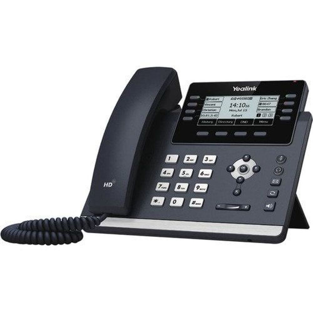 Yealink T43U BUSINESS IP PHONE 3.7 LCD WITH BACKLIGHT DUAL USB PORTS C