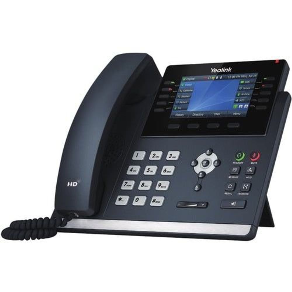 Yealink T46U BUSINESS IP PHONE 4.3INCOLOR DISPLAY WITH BACKLIGHT CODEC