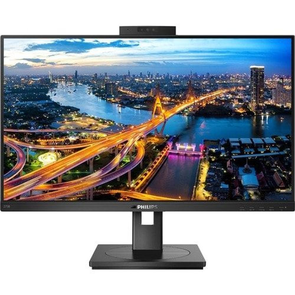 Philips 275B1H 27" Class Webcam WQHD LCD Monitor - 16:9 - Textured