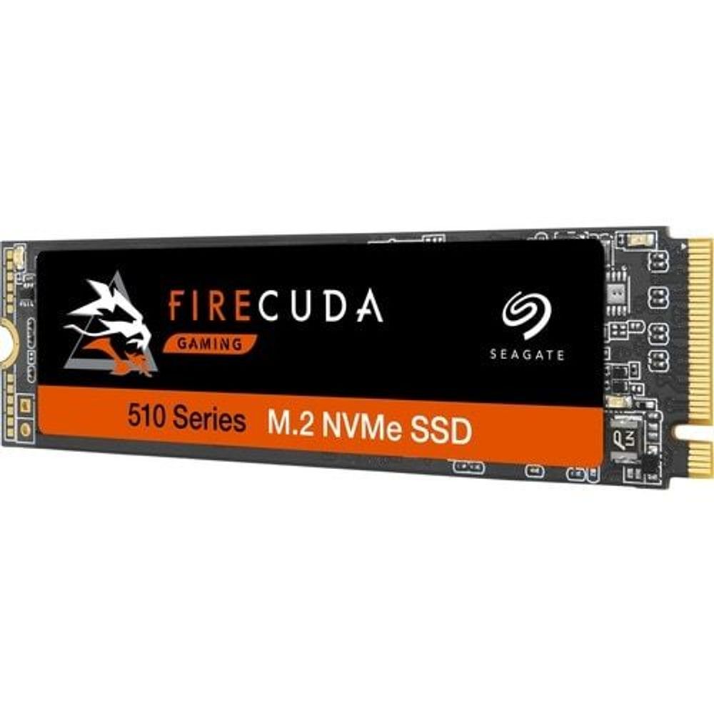 Seagate FireCuda 510 Series M.2 NVMe SSD, front label with orange stripe
