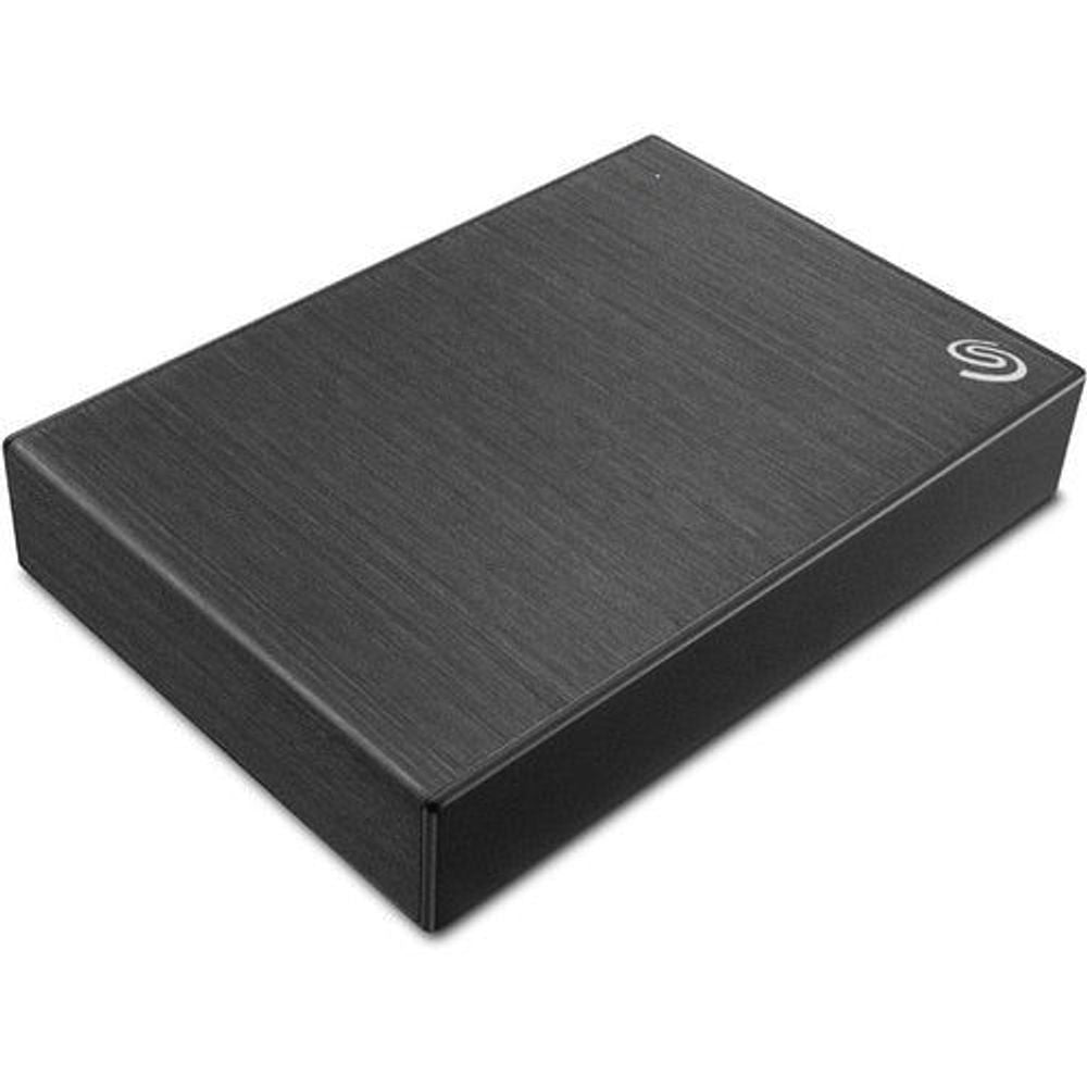 Seagate One Touch black 2.5-inch portable hard drive with brushed top