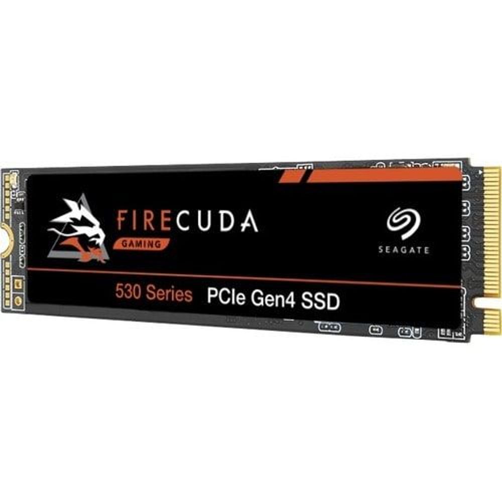 Seagate FireCuda 530 M.2 2280 PCIe Gen4 SSD, edge connector shown
