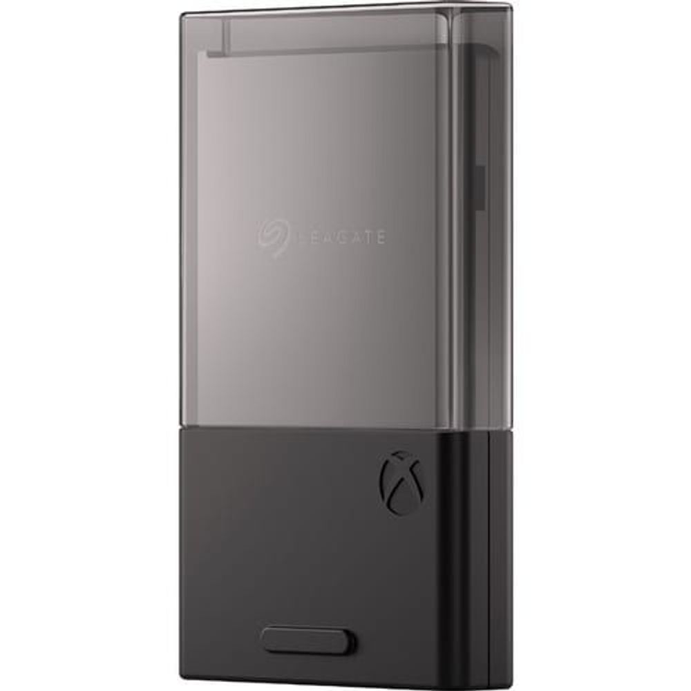 Seagate 1TB PCIe internal SSD card, clear top housing and black base