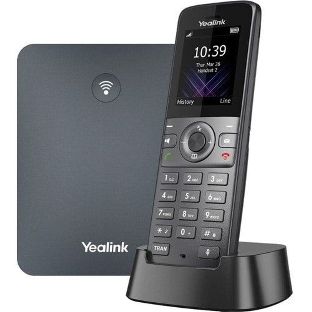YEALINK W73P + W70B DECT SIP Cord Phone System. 1.8IN 128 X 160 TFT C