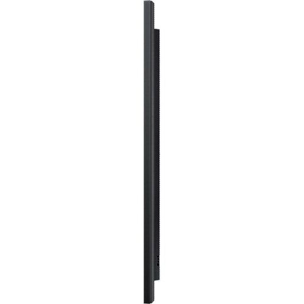 85-inch LCD digital signage display, slim side profile, black