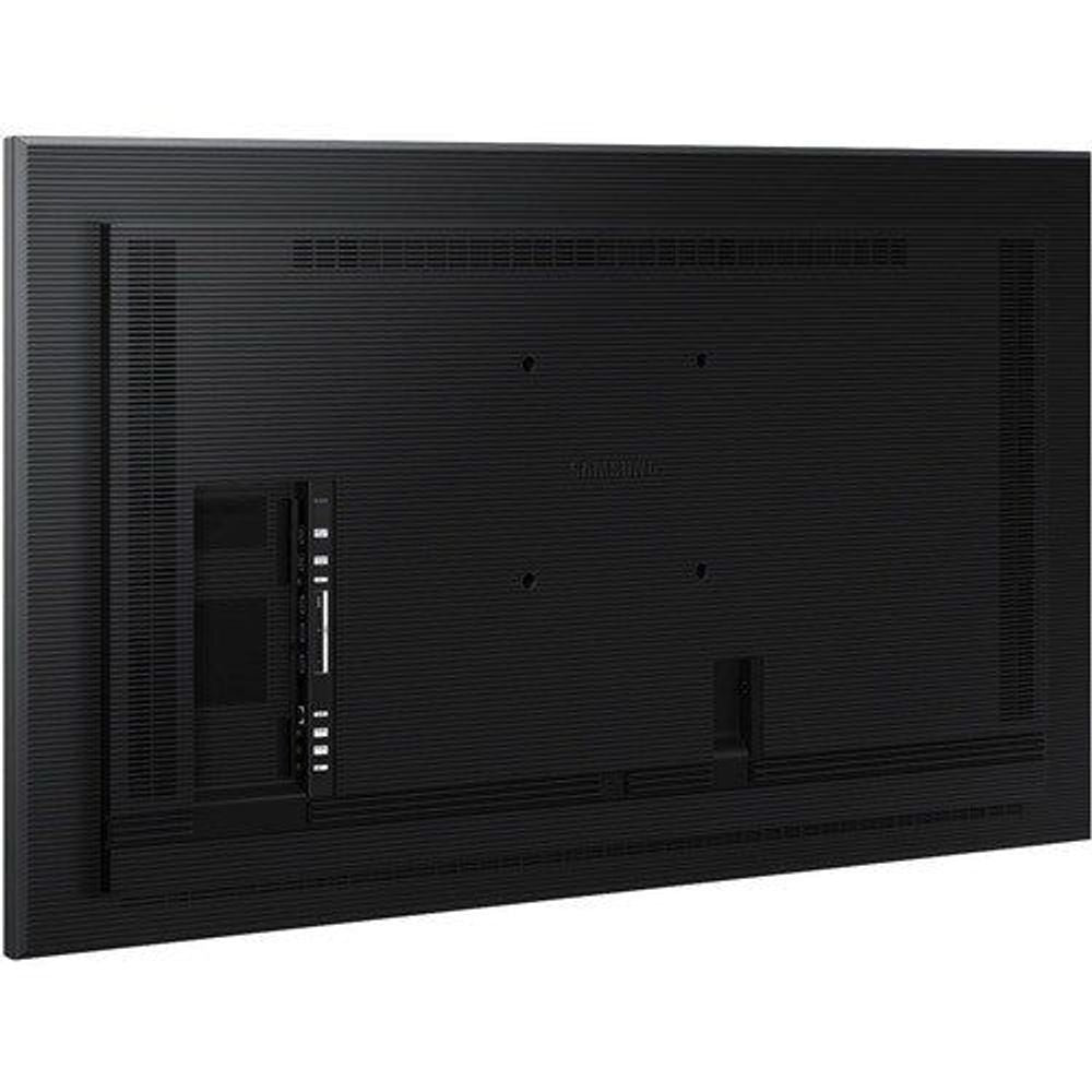 Back view of Samsung QB50B 50-inch LCD display, black rear panel and connectors