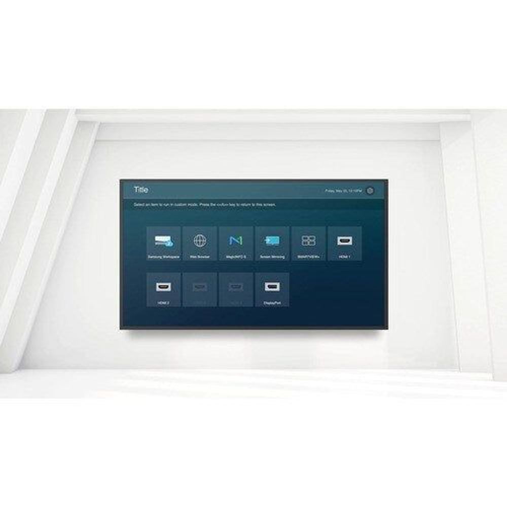 Built-in professional LCD display with dark on-screen menu interface
