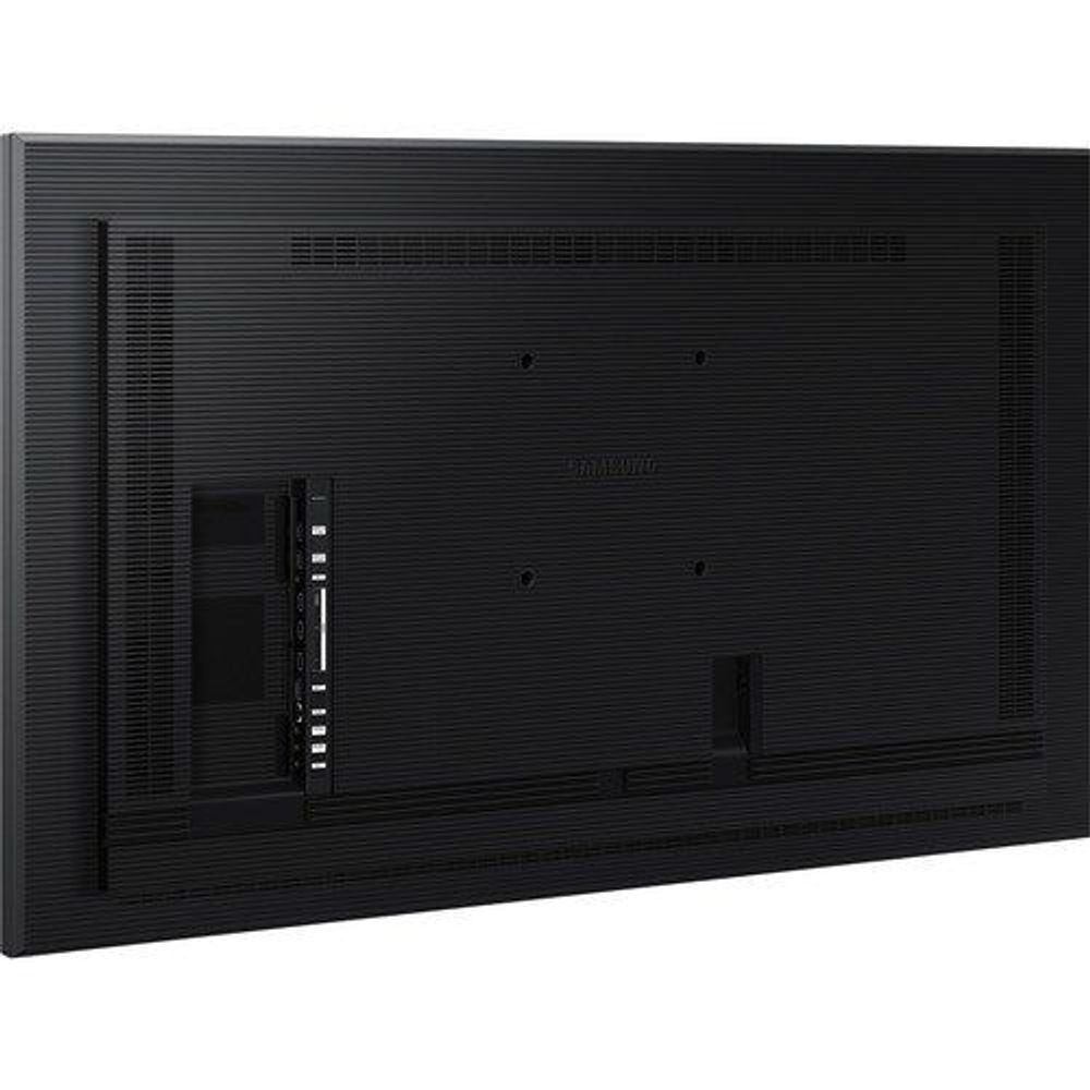 Samsung 65" QHB professional display rear panel with ventilation slots and ports