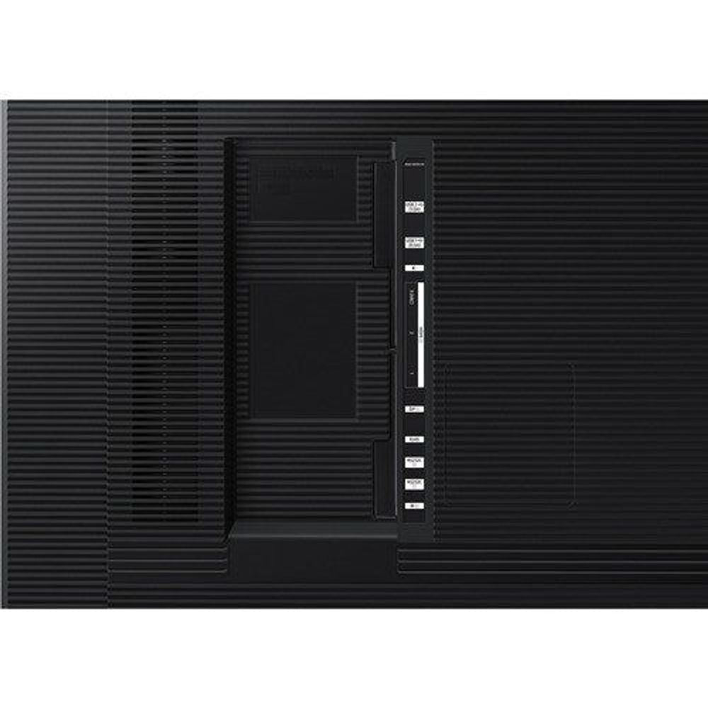 Samsung 65" QHB professional display back with ports and vented grille