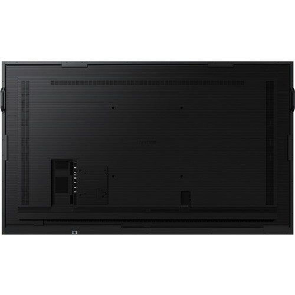 Samsung 85-inch interactive display back view with black housing and vents