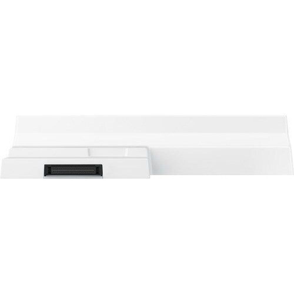 White Samsung 65" interactive display with side housing and dark ventilation grille