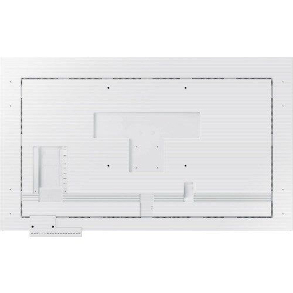Samsung 65-inch interactive LCD display screen with faint gray interface lines