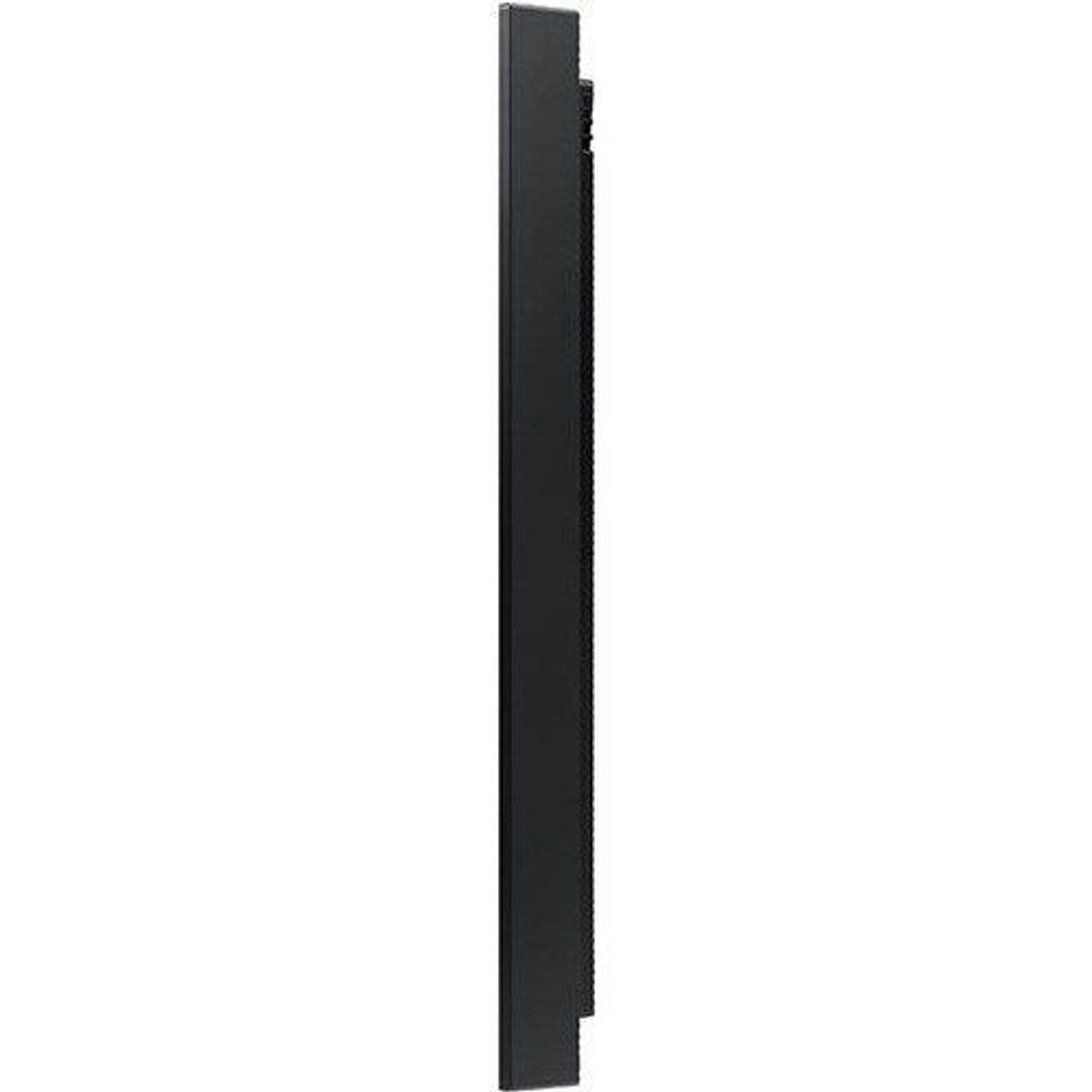 Samsung 46-inch digital signage display side profile in black