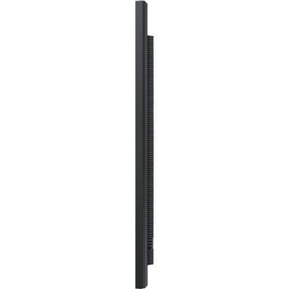 Thin black professional LCD display side view