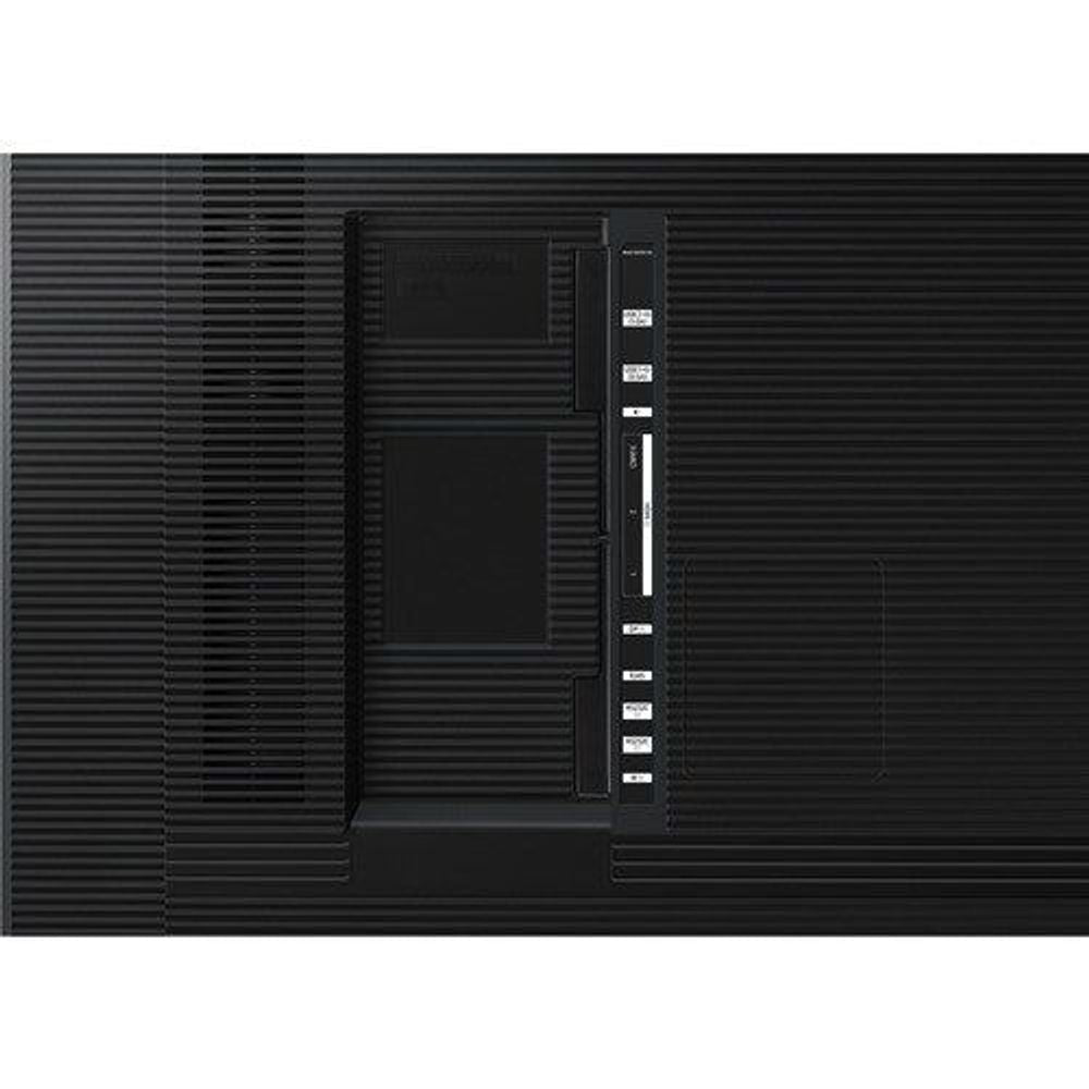 Samsung 50-inch QHB professional display back close-up with vented texture and panel