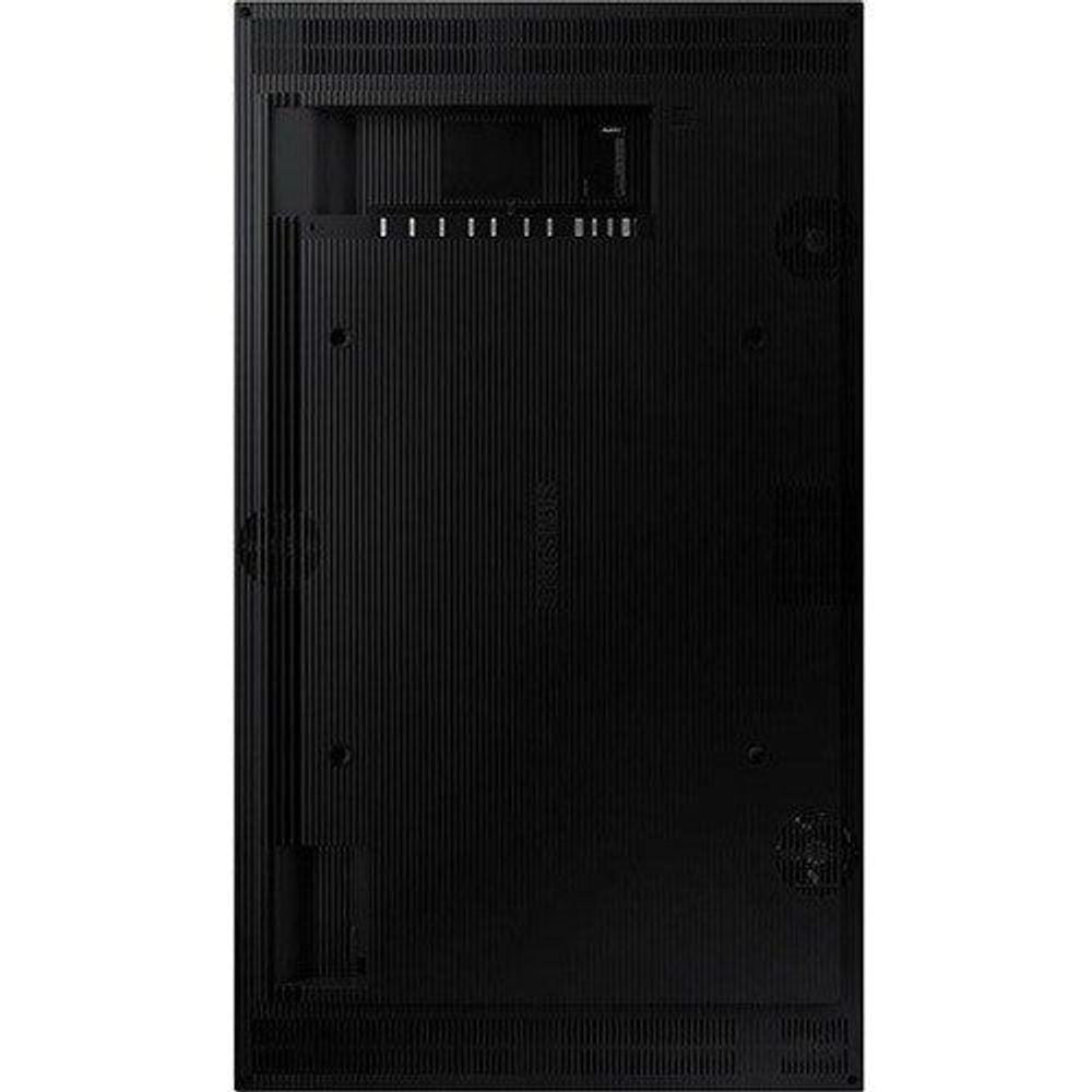 55-inch digital signage display, black rear ports and ventilation slots