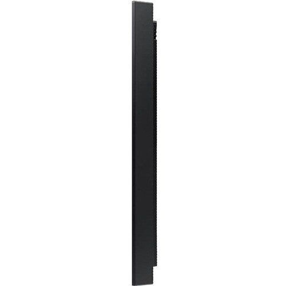 55-inch digital signage display side profile, slim black panel