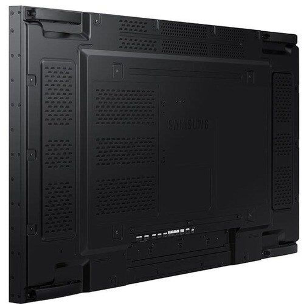 Samsung 55-inch digital signage LCD back panel with ventilation and ports, Samsung logo
