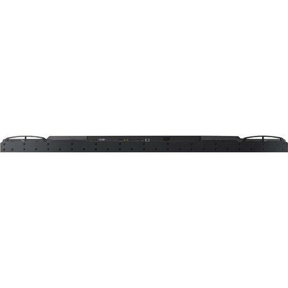 55-inch Samsung digital signage LCD display showing side edge and rear mounting points