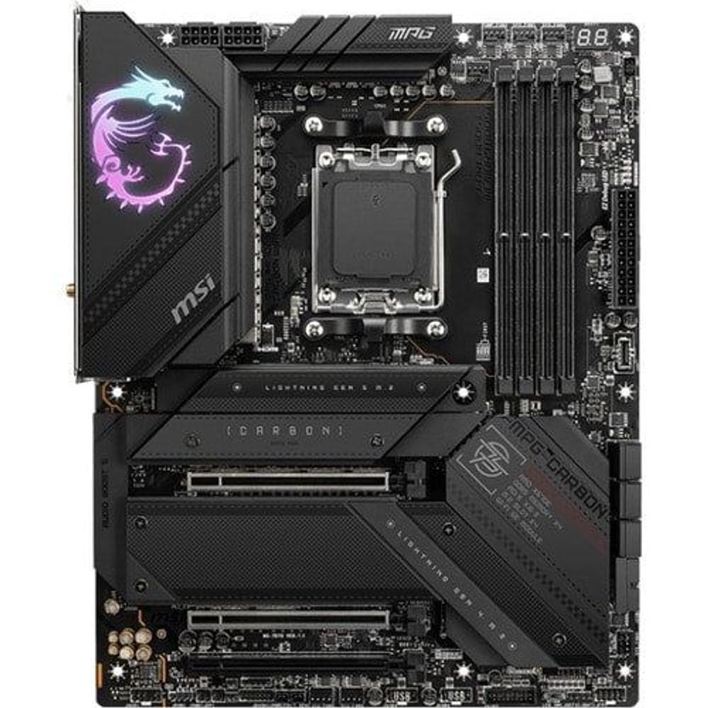 MSI MPG X670E CARBON WIFI Gaming Desktop Motherboard - AMD X670 Chipse