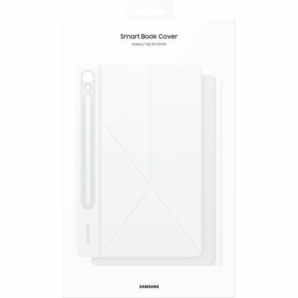 Retail package for Samsung Smart Book Cover book-fold tablet case