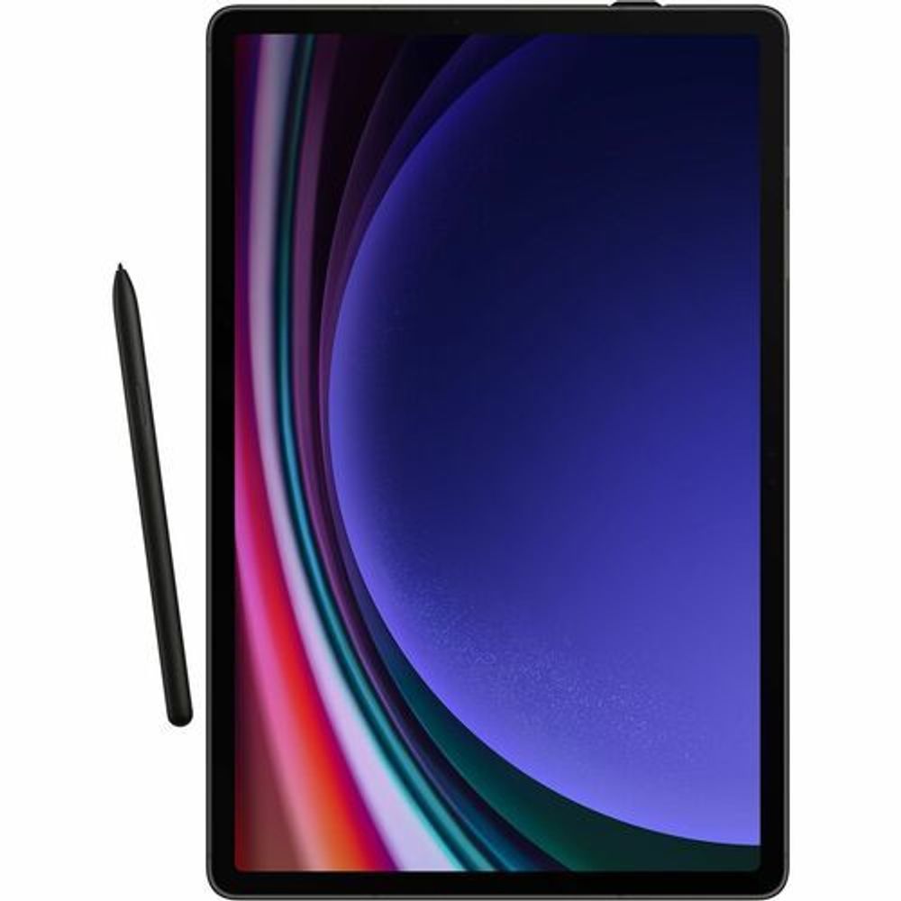 Black smart book tablet case with folio cover and side button cutout