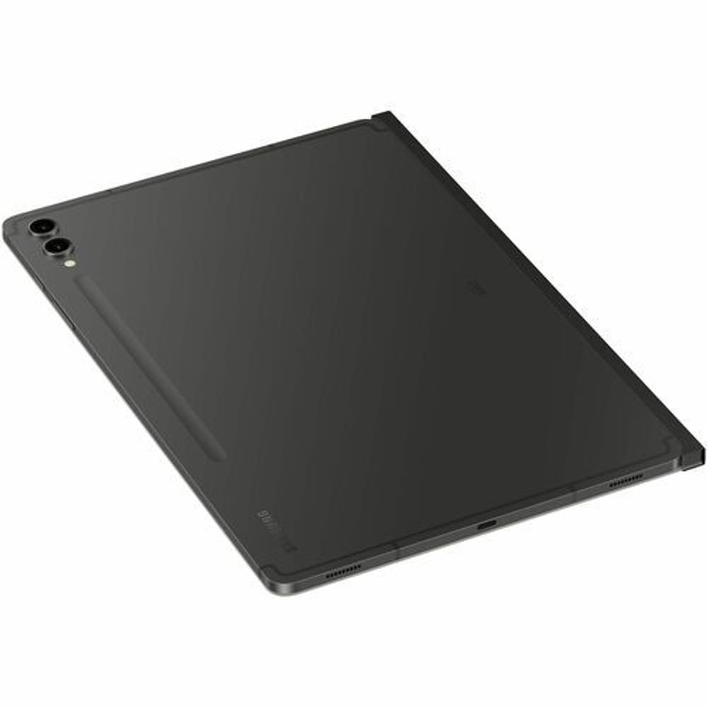 Tablet side/back view with fitted privacy screen protector