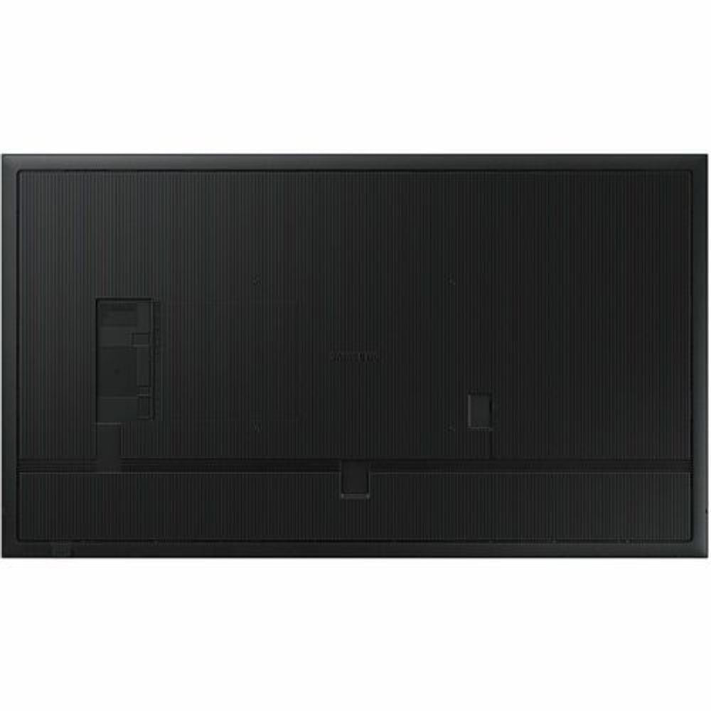 42.5-inch digital signage display back panel with mounting points and ports