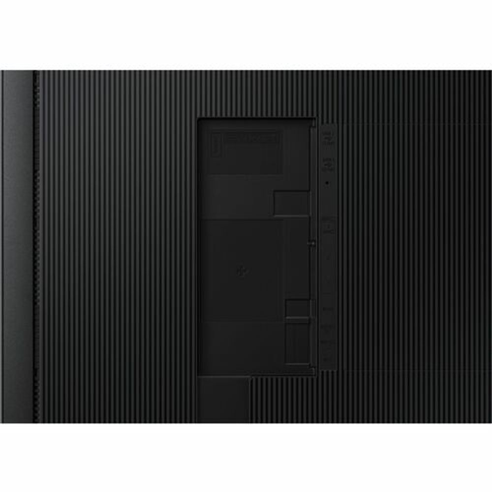 Samsung digital signage display back panel with recessed mounting area