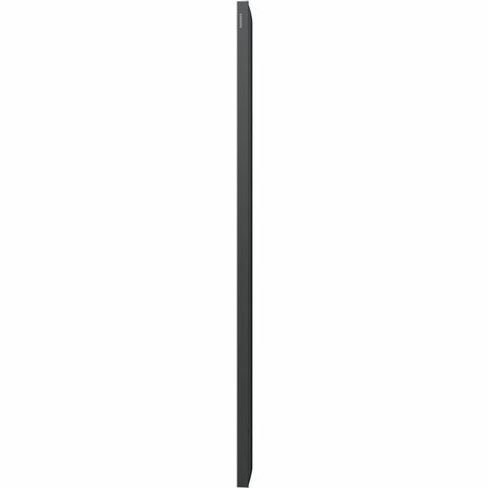 Samsung digital signage display side profile in dark gray