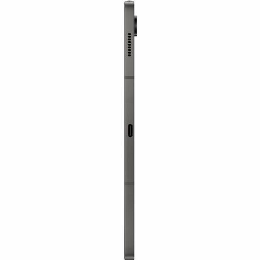 Samsung Galaxy Tab S9 FE rugged tablet side profile with ports and buttons on gray