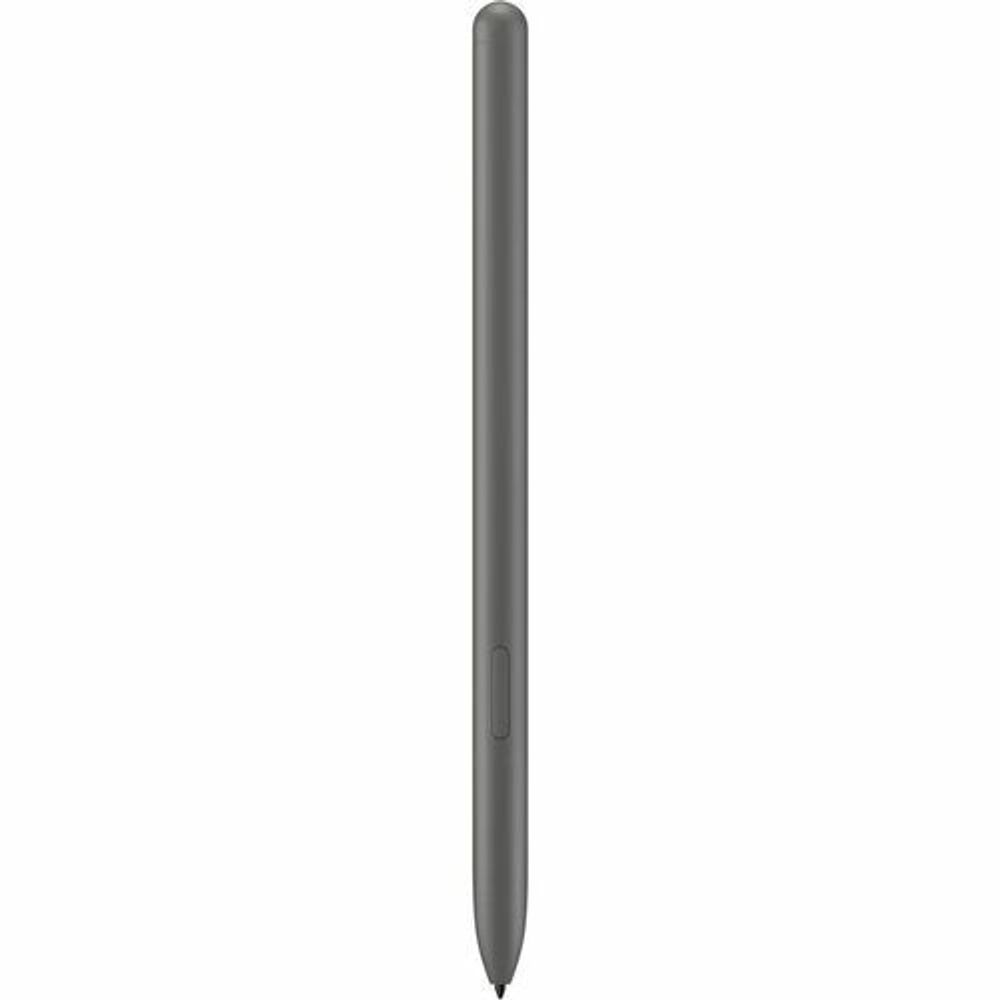 Galaxy Tab S9 FE 5G tablet side edge with button cutouts, dark gray finish